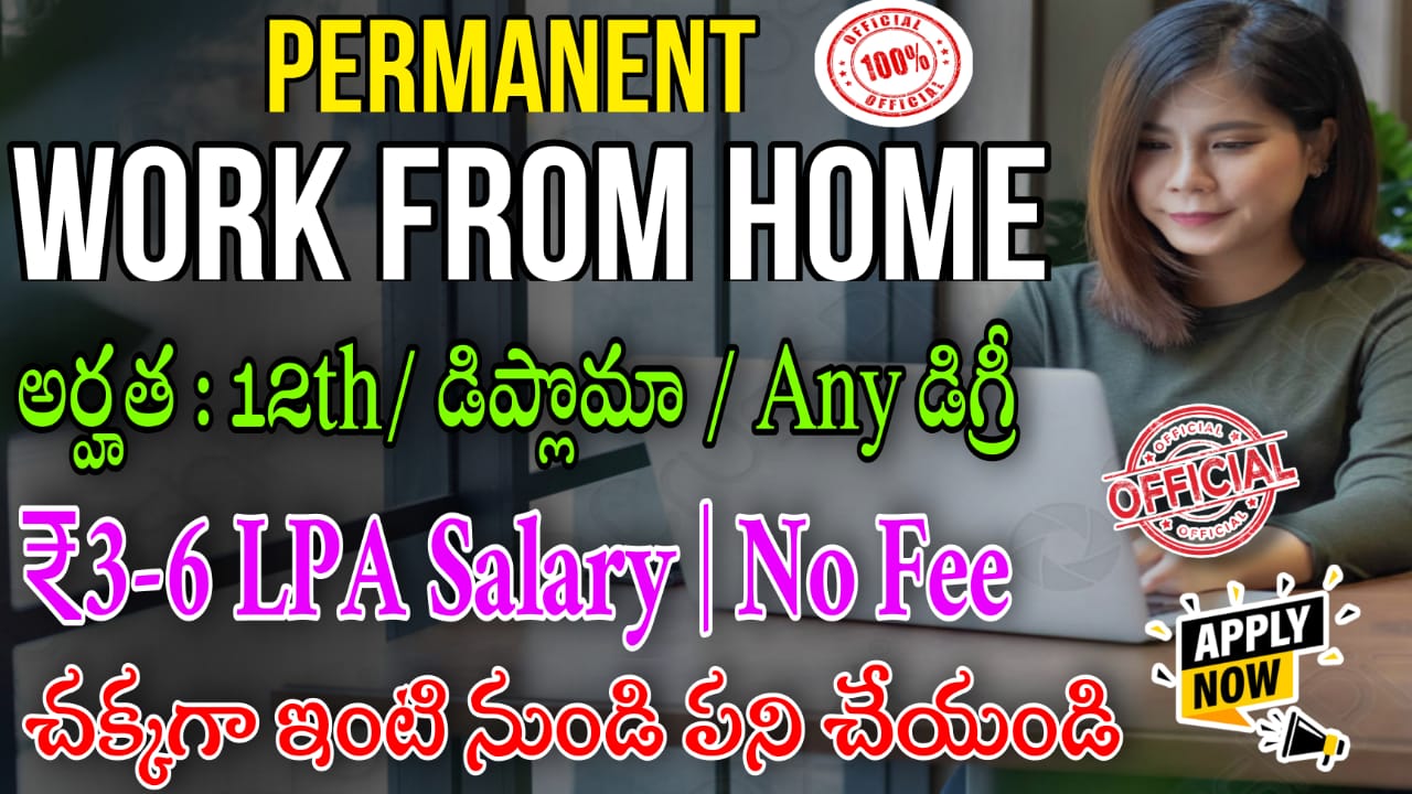 Permanent Work From Home job in 2023 Ebay jobs in Telugu Apply Now